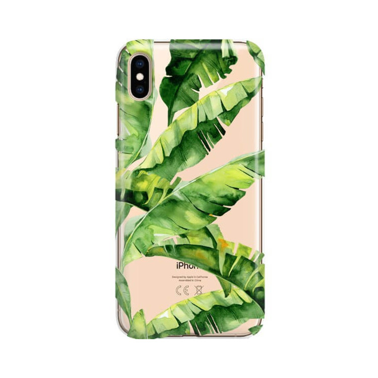 Etui Apple IPHONE XS MAX, Etui Tropic Wzory Wielokolorowy - FunnyCase