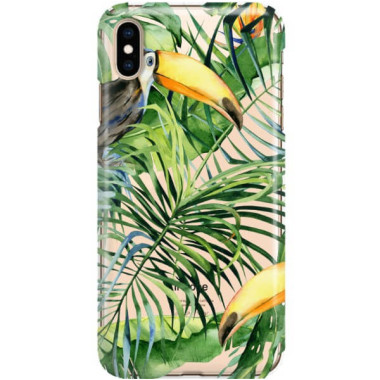 Etui Apple IPHONE XS MAX, Etui Tropic Wzory Wielokolorowy - FunnyCase