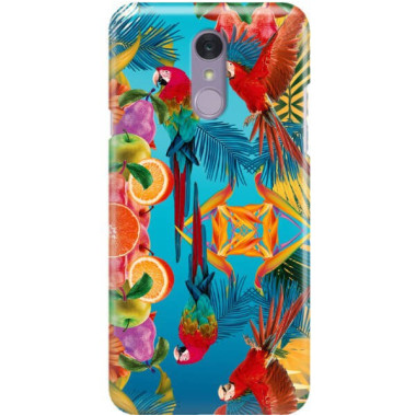 Etui Lg Q7, Etui Tropic Wzory Wielokolorowy - FunnyCase