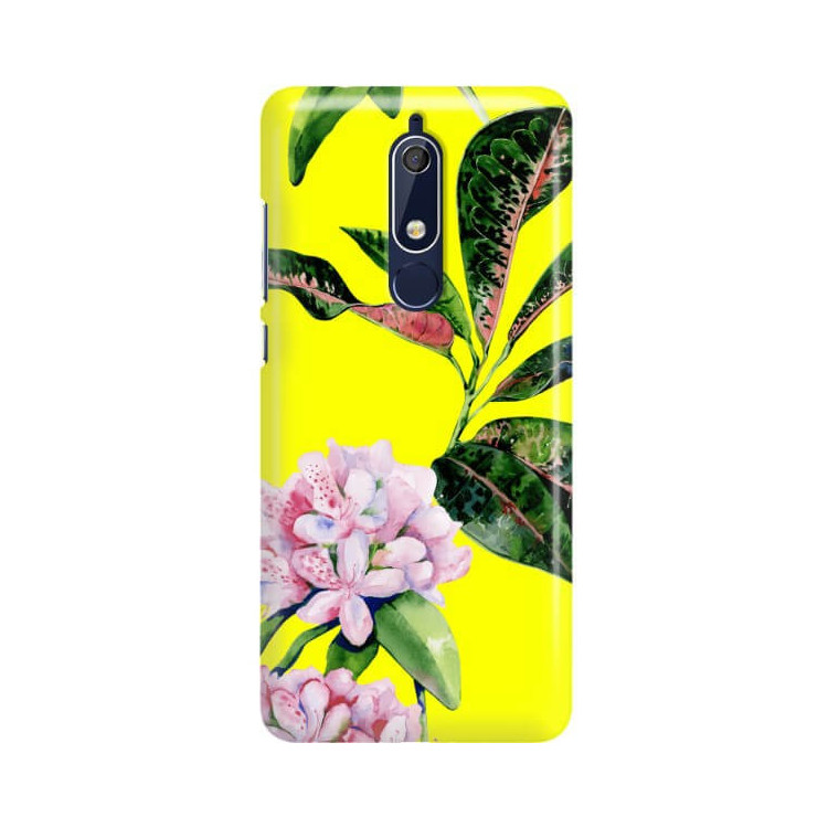 Etui Nokia 5.1, Etui Tropic Wzory Wielokolorowy - FunnyCase