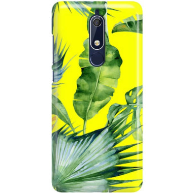 Etui Nokia 5.1, Etui Tropic Wzory Wielokolorowy - FunnyCase