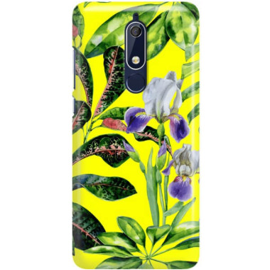 Etui Nokia 5.1, Etui Tropic Wzory Wielokolorowy - FunnyCase