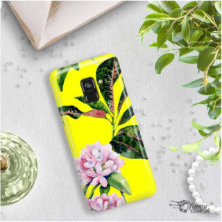 Etui Samsung GALAXY A8 2018 / A5 2018, Etui Tropic Wzory Wielokolorowy - FunnyCase