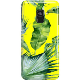 Etui Samsung GALAXY A8 2018 / A5 2018, Etui Tropic Wzory Wielokolorowy - FunnyCase