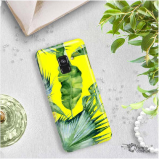 Etui Samsung GALAXY A8 2018 / A5 2018, Etui Tropic Wzory Wielokolorowy - FunnyCase