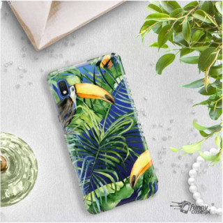 Etui Samsung GALAXY A10, Etui Tropic Wzory Wielokolorowy - FunnyCase