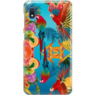 Etui Samsung GALAXY A10, Etui Tropic Wzory Wielokolorowy - FunnyCase