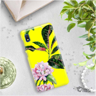 Etui Samsung GALAXY A10, Etui Tropic Wzory Wielokolorowy - FunnyCase