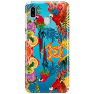 Etui Samsung GALAXY A20, Etui Tropic Wzory Wielokolorowy - FunnyCase