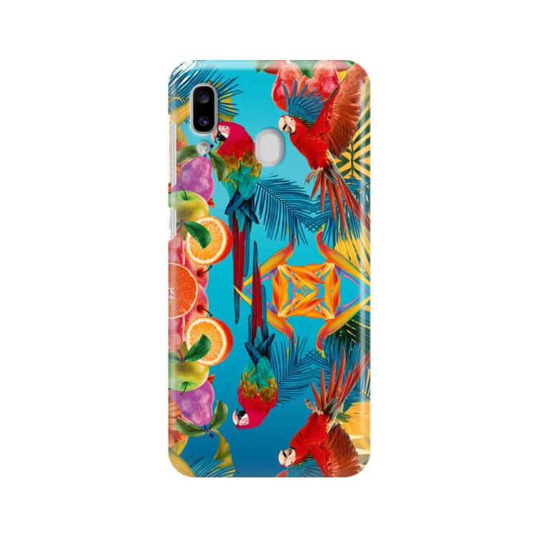 Etui Samsung GALAXY A20, Etui Tropic Wzory Wielokolorowy - FunnyCase