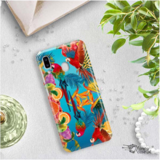 Etui Samsung GALAXY A20, Etui Tropic Wzory Wielokolorowy - FunnyCase