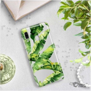 Etui Samsung GALAXY A20E, Etui Tropic Wzory Wielokolorowy - FunnyCase