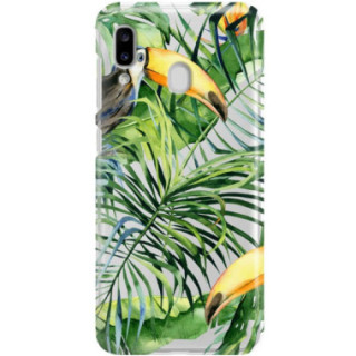 Etui Samsung GALAXY A20E, Etui Tropic Wzory Wielokolorowy - FunnyCase