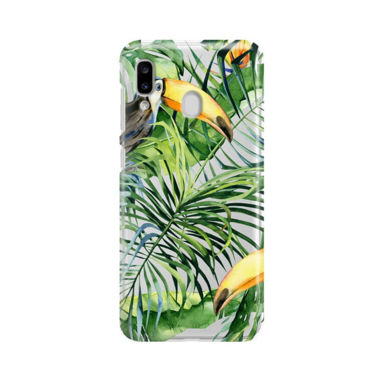 Etui Samsung GALAXY A20E, Etui Tropic Wzory Wielokolorowy - FunnyCase