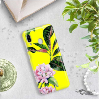 Etui Samsung GALAXY A20E, Etui Tropic Wzory Wielokolorowy - FunnyCase