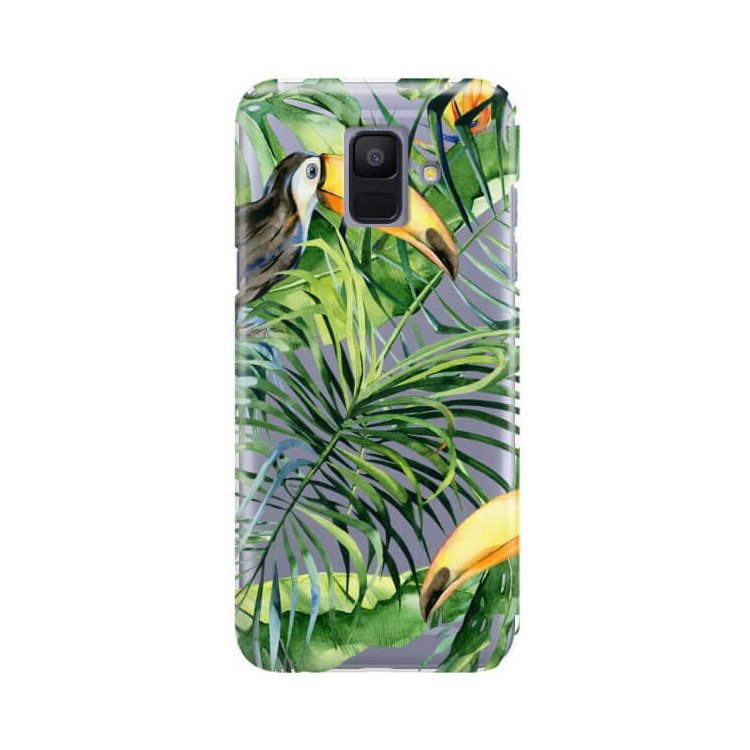 Etui Samsung GALAXY A6 2018, Etui Tropic Wzory Wielokolorowy - FunnyCase