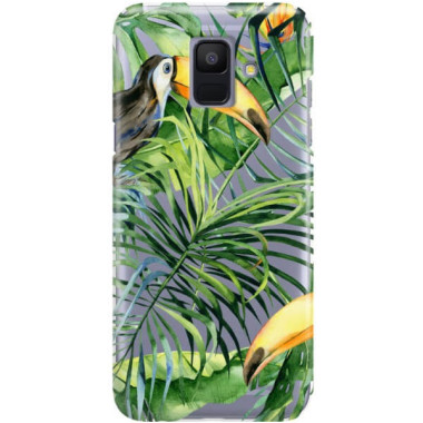 Etui Samsung GALAXY A6 2018, Etui Tropic Wzory Wielokolorowy - FunnyCase