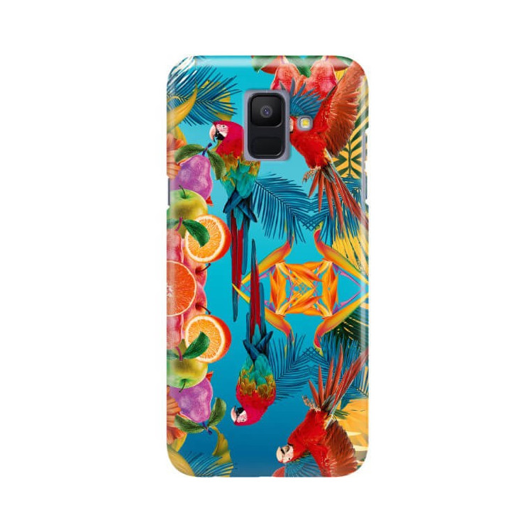 Etui Samsung GALAXY A6 2018, Etui Tropic Wzory Wielokolorowy - FunnyCase