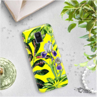 Etui Samsung GALAXY A6 2018, Etui Tropic Wzory Wielokolorowy - FunnyCase