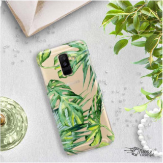 Etui Samsung GALAXY A6 PLUS 2018, Etui Tropic Wzory Wielokolorowy - FunnyCase