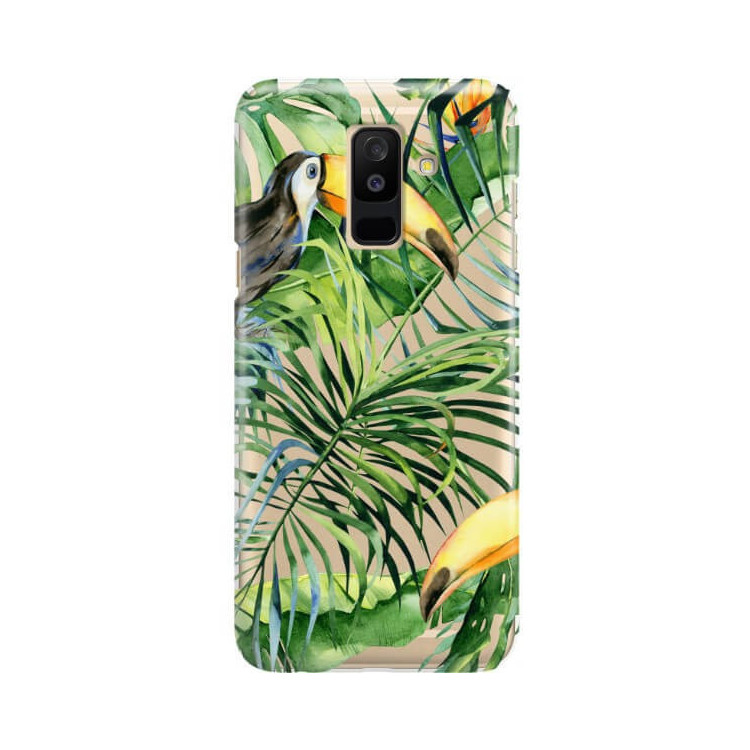 Etui Samsung GALAXY A6 PLUS 2018, Etui Tropic Wzory Wielokolorowy - FunnyCase