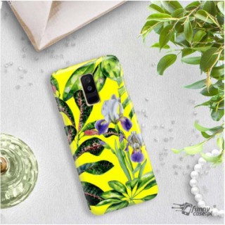 Etui Samsung GALAXY A6 PLUS 2018, Etui Tropic Wzory Wielokolorowy - FunnyCase