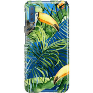 Etui Samsung GALAXY A7 2018, Etui Tropic Wzory Wielokolorowy - FunnyCase