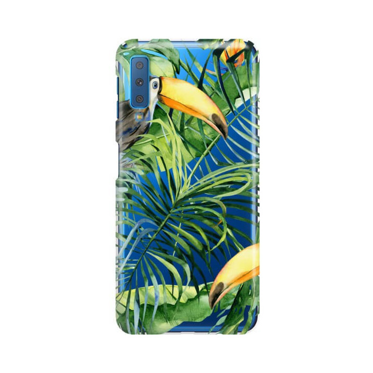 Etui Samsung GALAXY A7 2018, Etui Tropic Wzory Wielokolorowy - FunnyCase