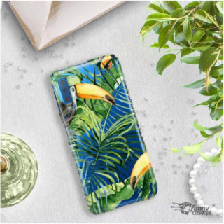 Etui Samsung GALAXY A7 2018, Etui Tropic Wzory Wielokolorowy - FunnyCase