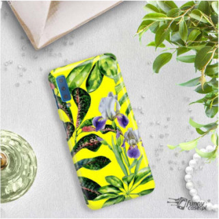 Etui Samsung GALAXY A7 2018, Etui Tropic Wzory Wielokolorowy - FunnyCase