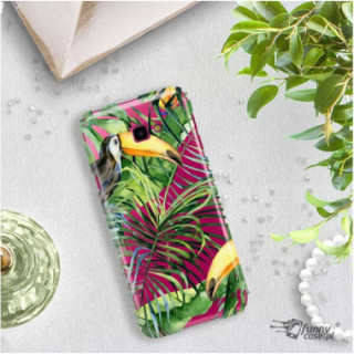 Etui Samsung GALAXY J4 PLUS 2018, Etui Tropic Wzory Wielokolorowy - FunnyCase