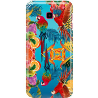 Etui Samsung GALAXY J4 PLUS 2018, Etui Tropic Wzory Wielokolorowy - FunnyCase