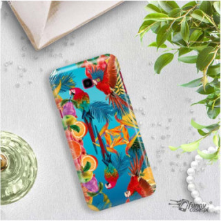 Etui Samsung GALAXY J4 PLUS 2018, Etui Tropic Wzory Wielokolorowy - FunnyCase