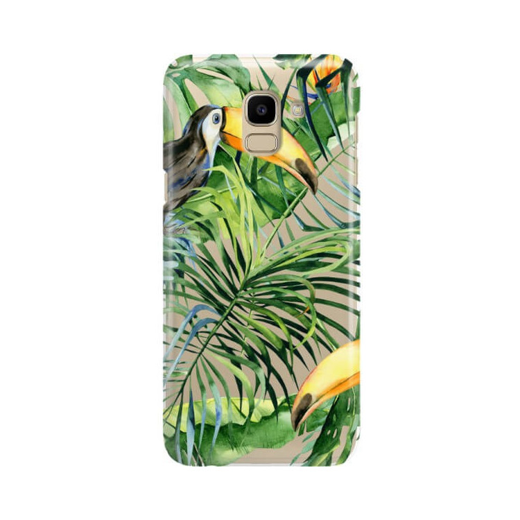 Etui Samsung GALAXY J6 2018, Etui Tropic Wzory Wielokolorowy - FunnyCase