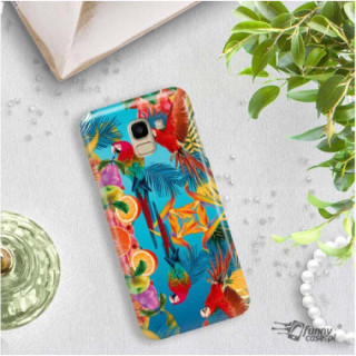 Etui Samsung GALAXY J6 2018, Etui Tropic Wzory Wielokolorowy - FunnyCase