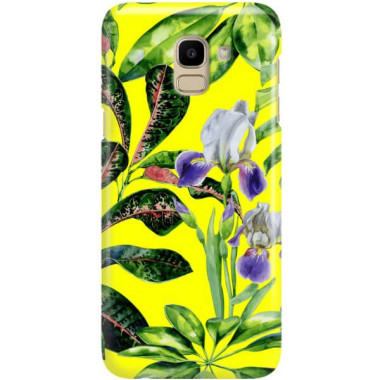 Etui Samsung GALAXY J6 2018, Etui Tropic Wzory Wielokolorowy - FunnyCase