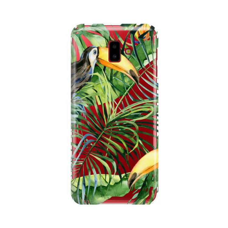 Etui Samsung GALAXY J6 PLUS 2018, Etui Tropic Wzory Wielokolorowy - FunnyCase