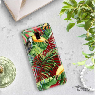 Etui Samsung GALAXY J6 PLUS 2018, Etui Tropic Wzory Wielokolorowy - FunnyCase