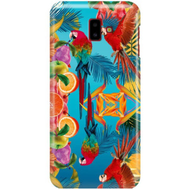 Etui Samsung GALAXY J6 PLUS 2018, Etui Tropic Wzory Wielokolorowy - FunnyCase