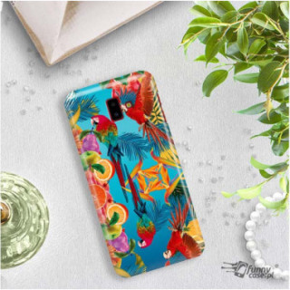 Etui Samsung GALAXY J6 PLUS 2018, Etui Tropic Wzory Wielokolorowy - FunnyCase