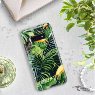 Etui Samsung GALAXY S10E, Etui Tropic Wzory Wielokolorowy - FunnyCase