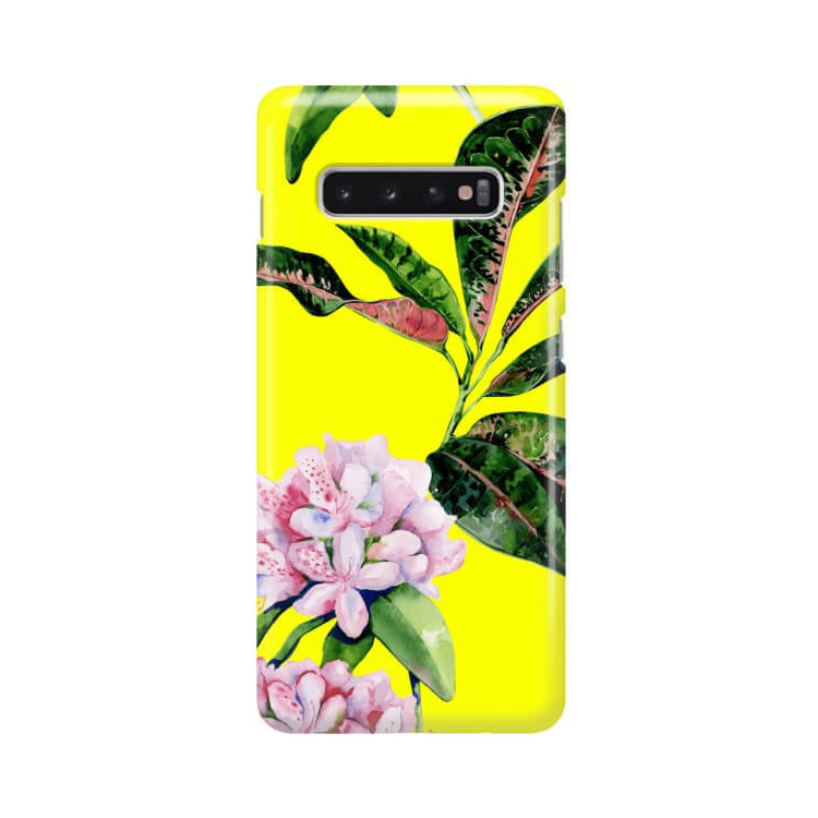 Etui Samsung GALAXY S10 PLUS, Etui Tropic Wzory Wielokolorowy - FunnyCase