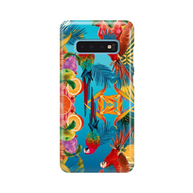 Etui Samsung GALAXY S10, Etui Tropic Wzory Wielokolorowy - FunnyCase