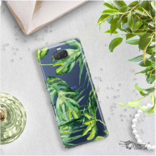 Etui Sony XPERIA 10, Etui Tropic Wzory Wielokolorowy - FunnyCase