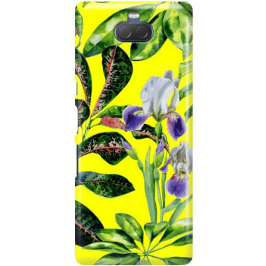 Etui Sony XPERIA 10, Etui Tropic Wzory Wielokolorowy - FunnyCase