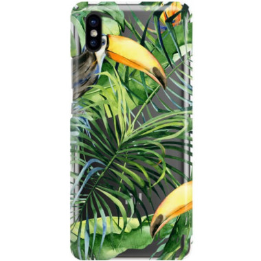 Etui Xiaomi MI A2, Etui Tropic Wzory Wielokolorowy - FunnyCase