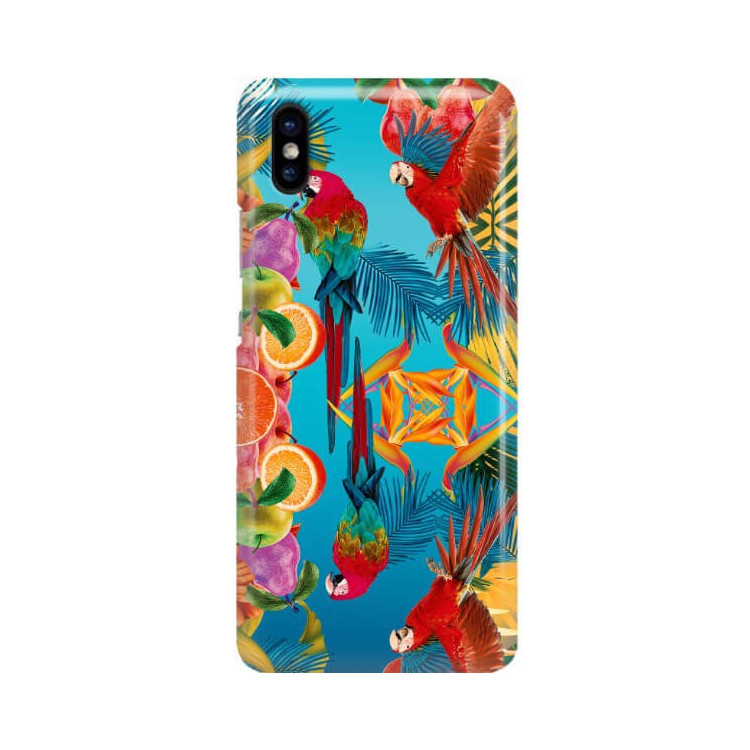 Etui Xiaomi MI A2, Etui Tropic Wzory Wielokolorowy - FunnyCase