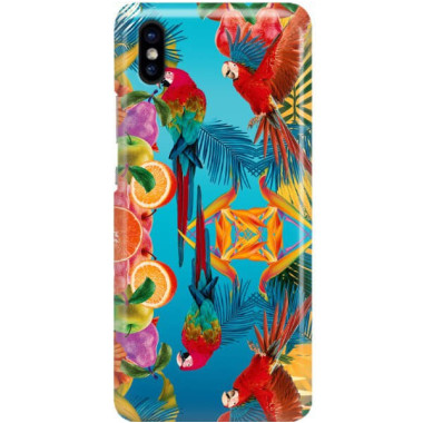 Etui Xiaomi MI A2, Etui Tropic Wzory Wielokolorowy - FunnyCase