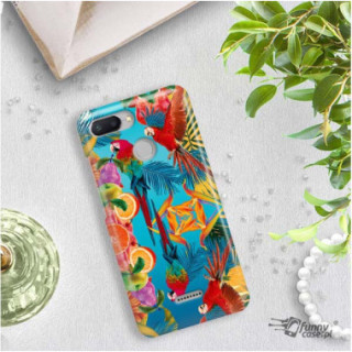 Etui Xiaomi REDMI 6, Etui Tropic Wzory Wielokolorowy - FunnyCase