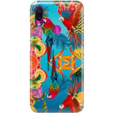 Etui Xiaomi REDMI NOTE 7, Etui Tropic Wzory Wielokolorowy - FunnyCase